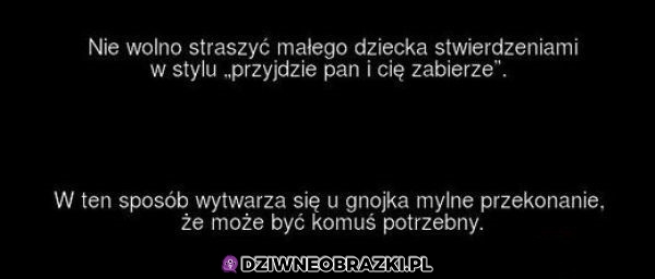 Straszenie dzieci
