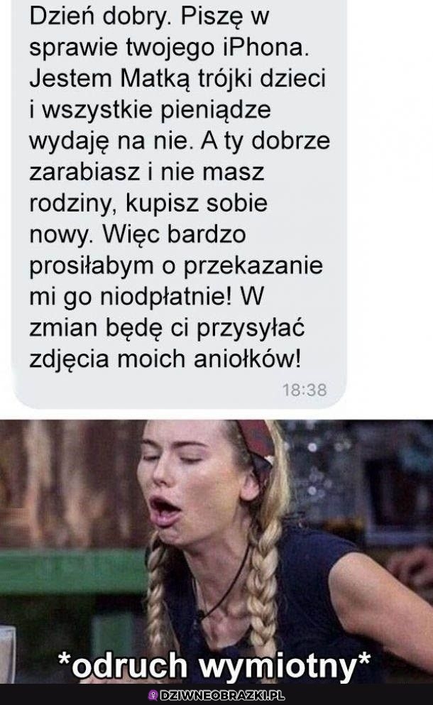 Kiedy widzisz takie żebractwo