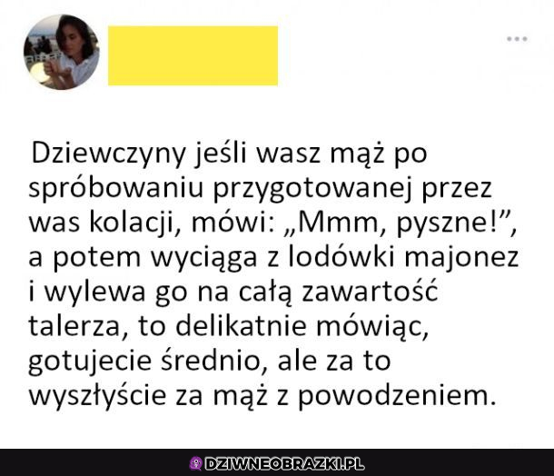 Wszystkiemu winien majonez