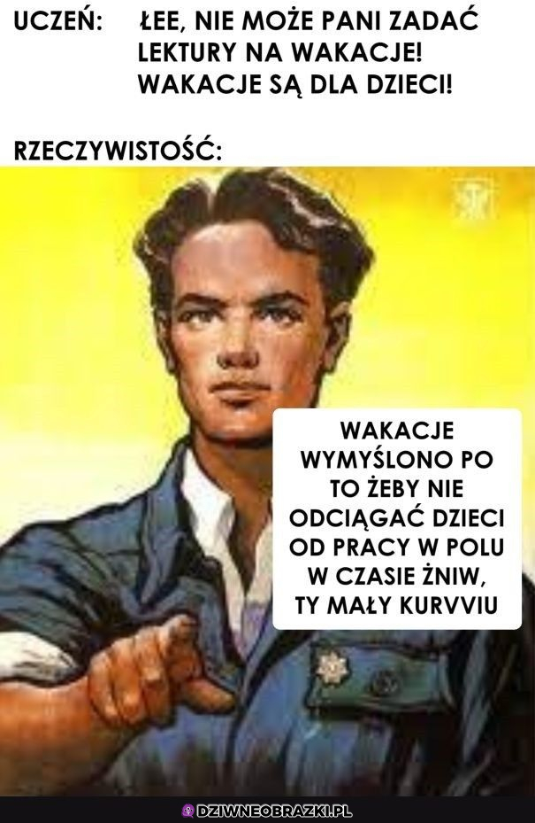 Czytanie dziś to już duży wysiłek... 