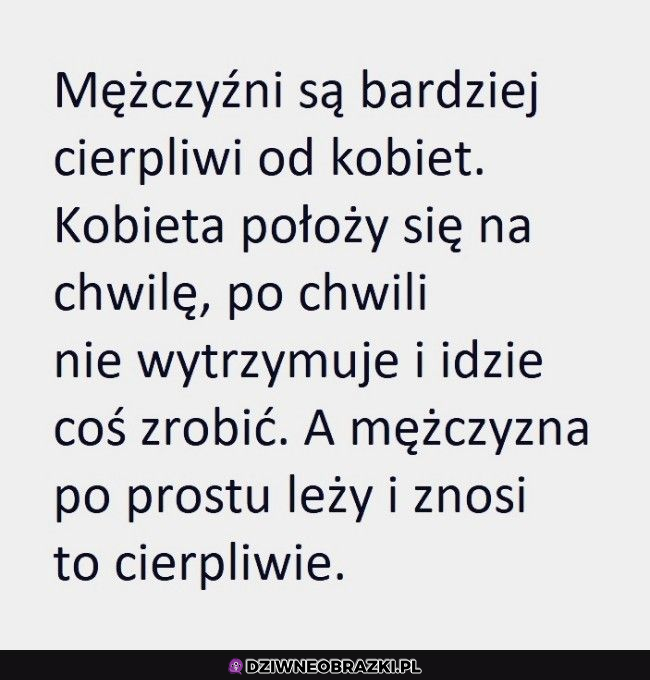 kto ma większą cierpliwość?