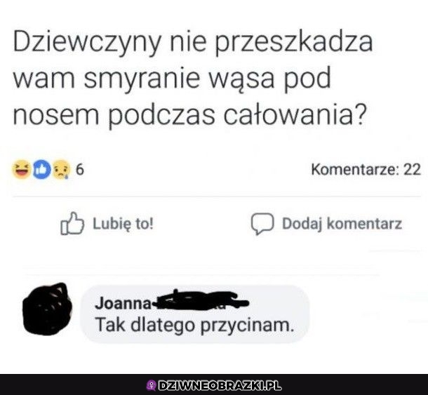 Smyranie wąsa