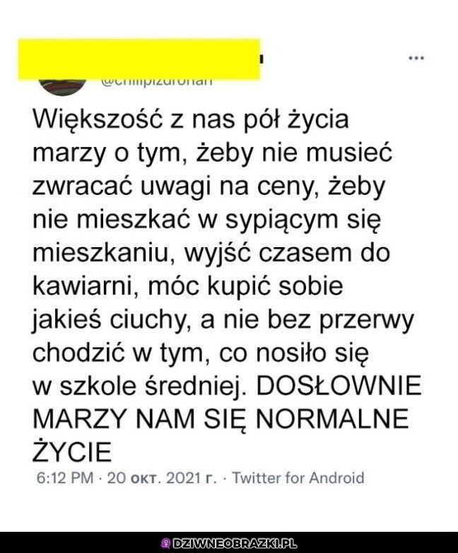 Takie zwykłe marzenie