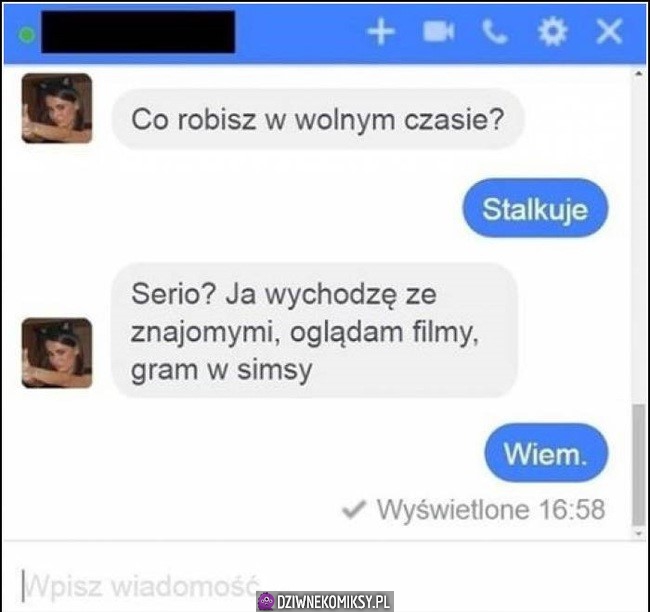 Co robi w wolnym czasie?