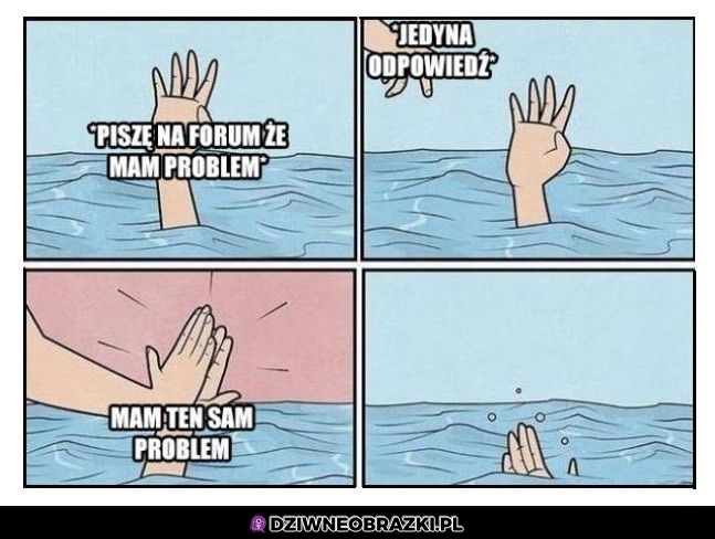Szukanie pomocy na forach