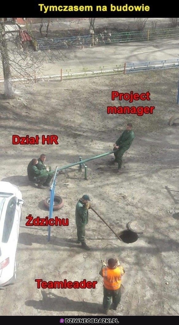Tymczasem na budowie
