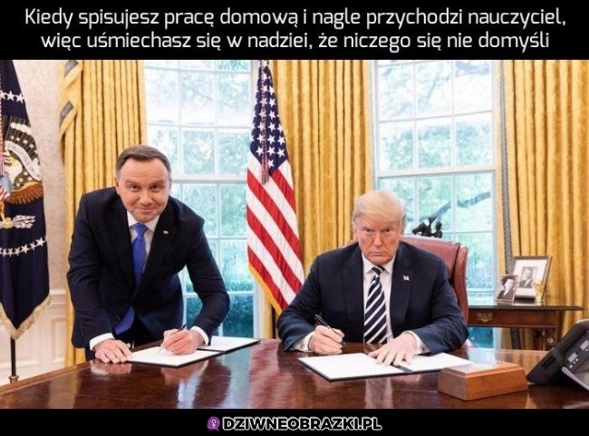 Spisywanie pracy domowej