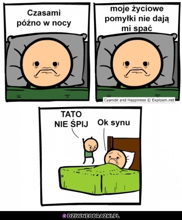 Pomyłki nie dają spać