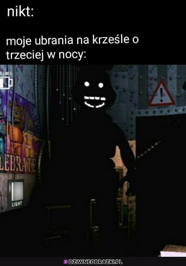 Ubrania na krześle