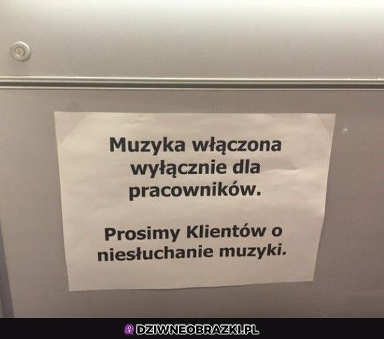 Nie słuchać, jasne?