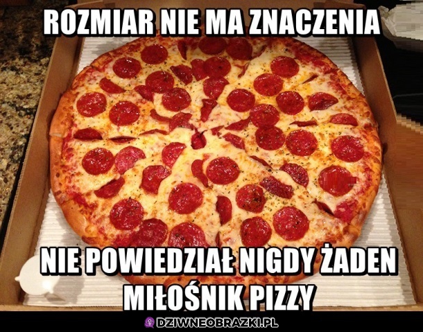 Tutaj rozmiar się liczy