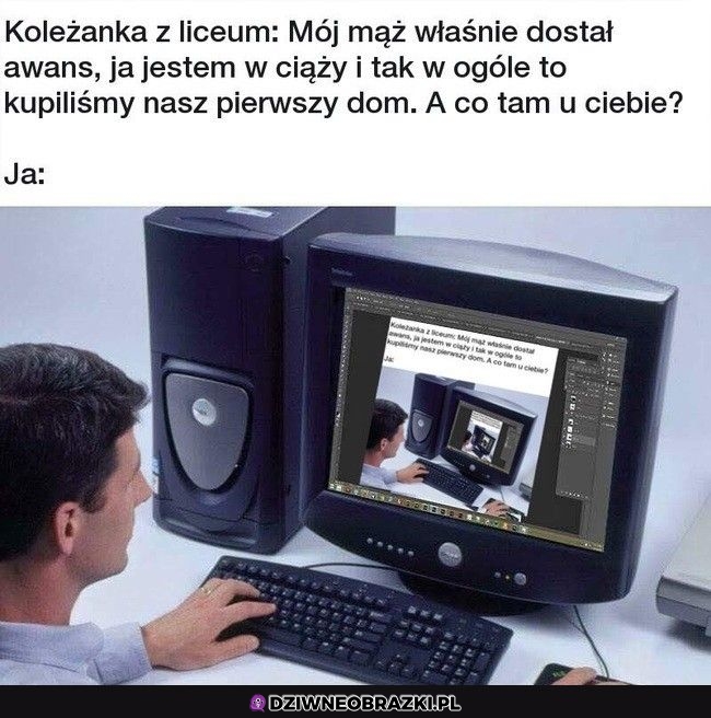 A u mnie tyle