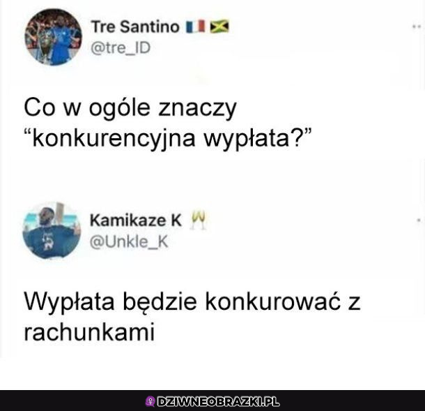 Konkurencyjna wypłata