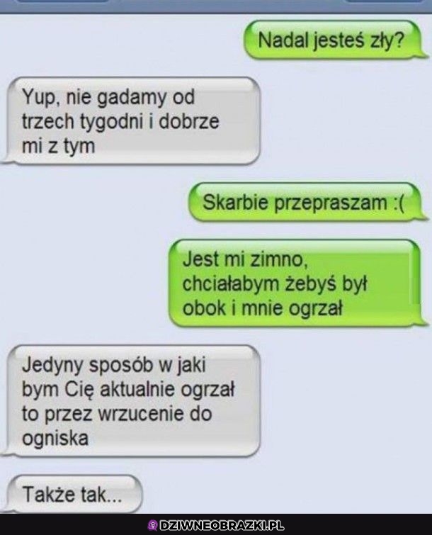 Kiedy sprawdzasz czy nadal jest zły