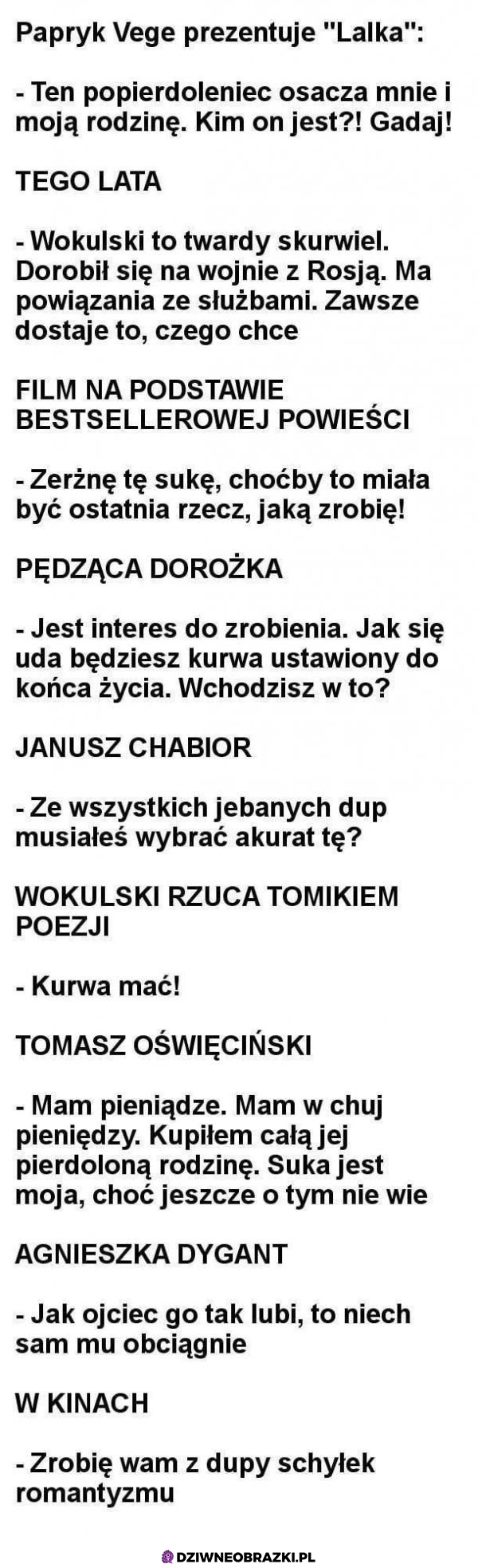 Lalka według Vegi