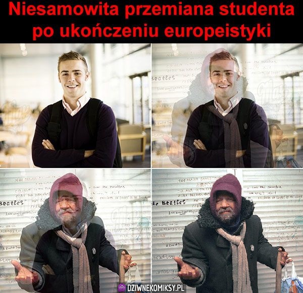 Przemiana po Europeistyce