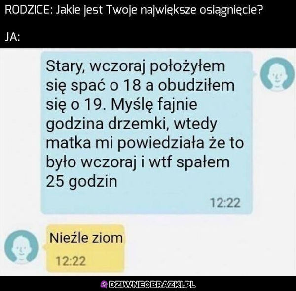 Moje osiągnięcie