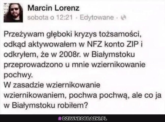 Kim jestem i dokąd zmierzam?