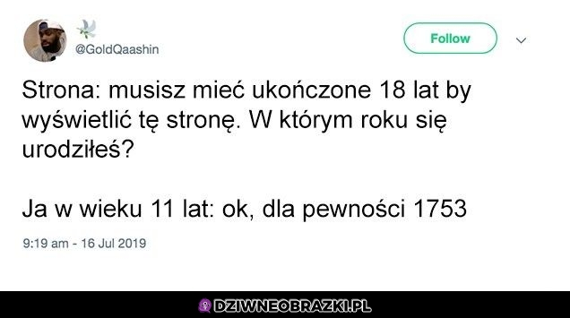 Dokładnie wtedy