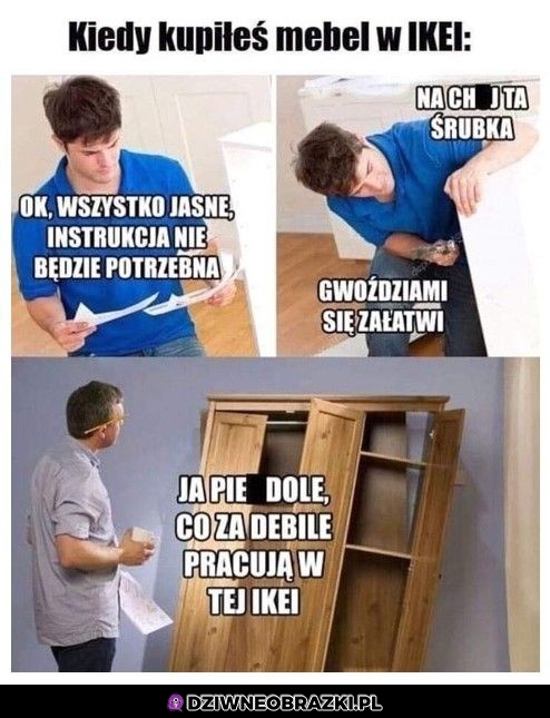 Mebel z Ikei