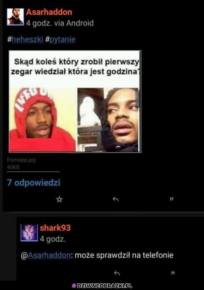 Skąd on to wiedział?