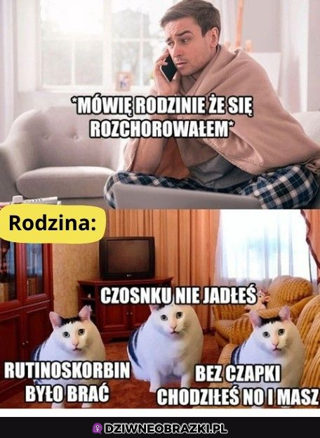 Kiedy mówisz, że jesteś chory