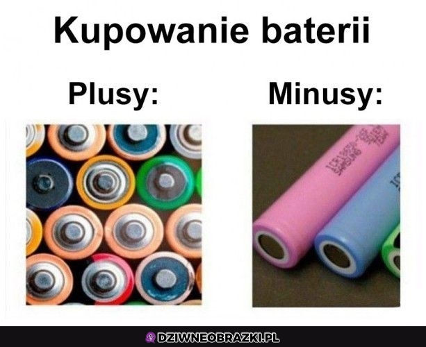 Kupowanie baterii