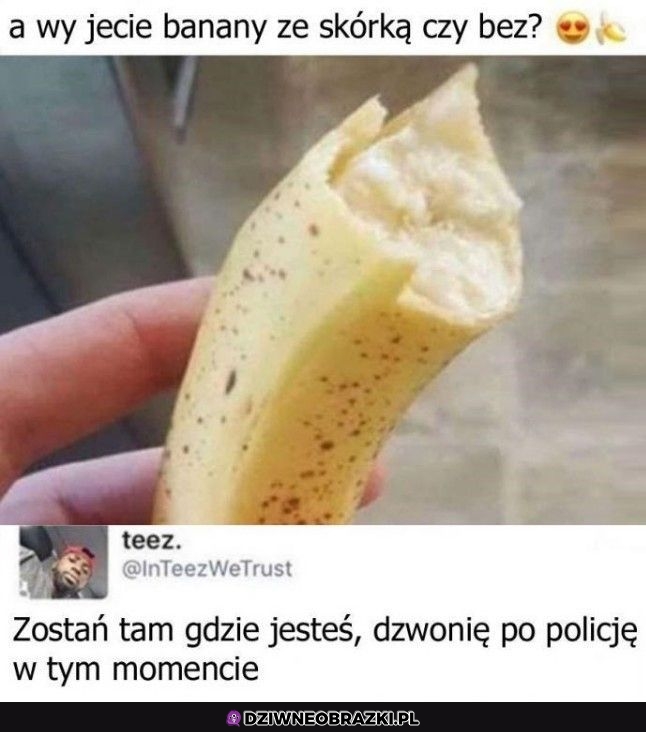 Jedzenie bananów