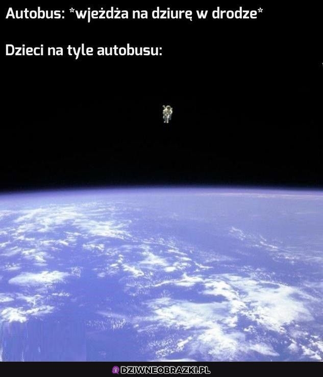 Kiedy autobus wjedzie w dziurę