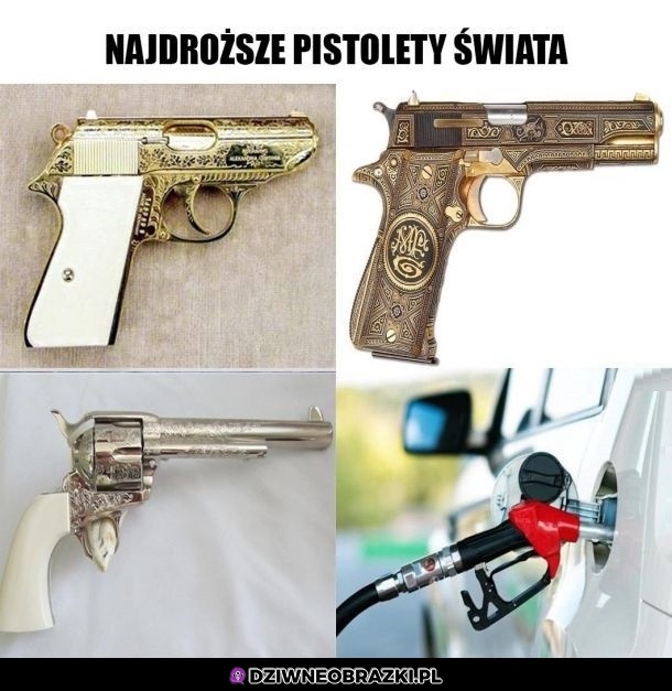 Najdroższe pistolety
