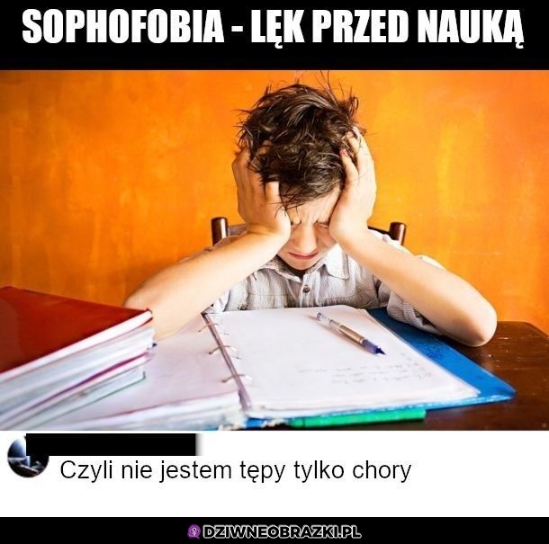A więc to choroba
