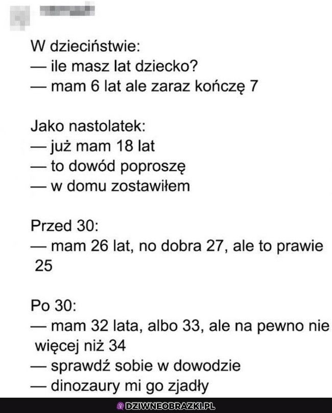 Ile masz lat?