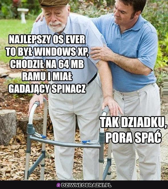 kładź się dziadku