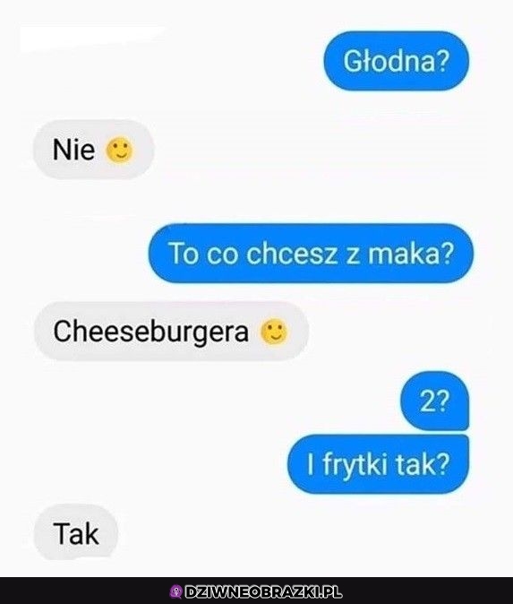Ale nie jestem głodna