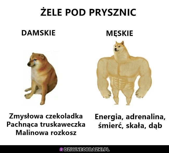 Żele takie są