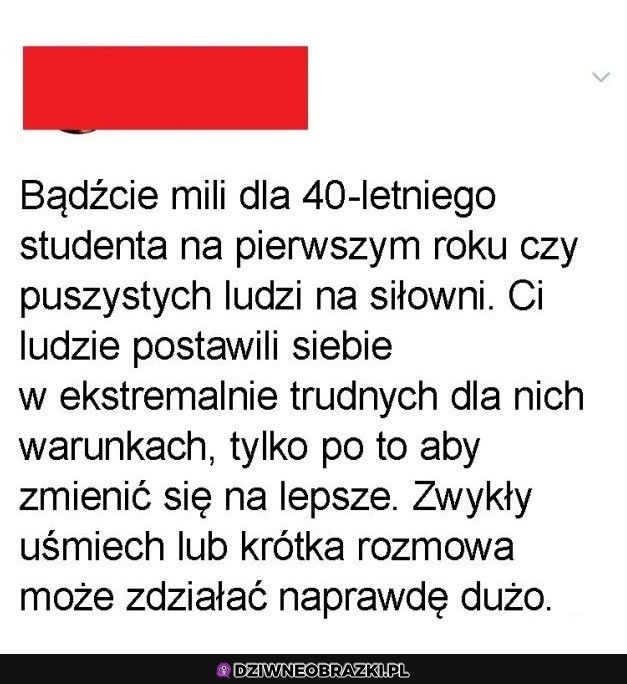 Wystarczy być miłym