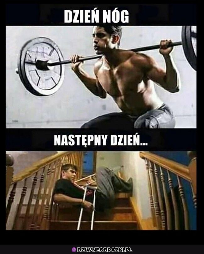Po dniu nóg