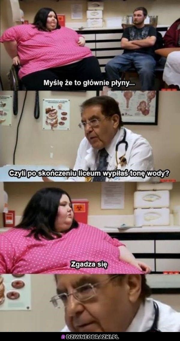 To głównie płyny