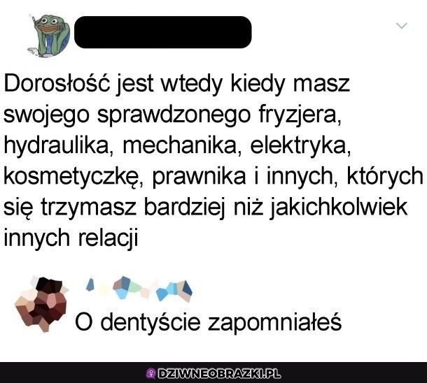 Definicja dorosłości