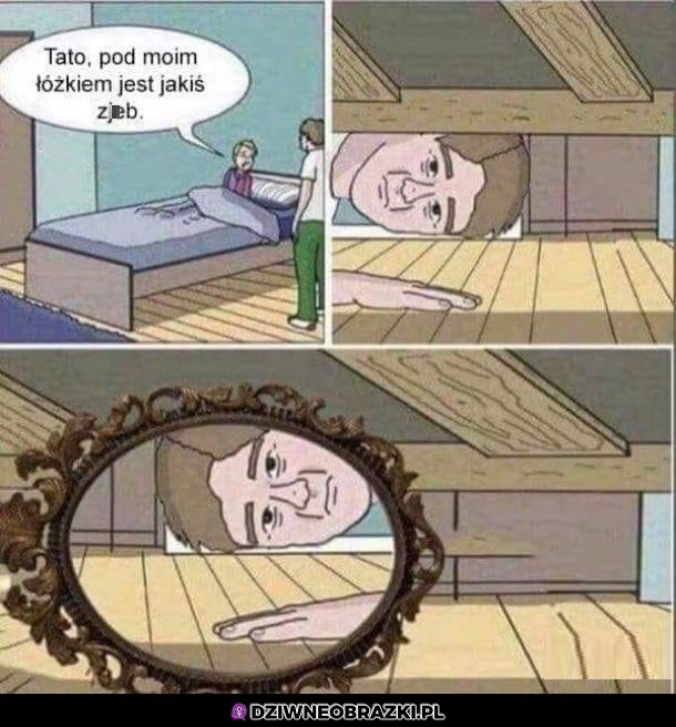 Zjeb pod łóżkiem