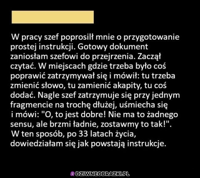 A więc to tak