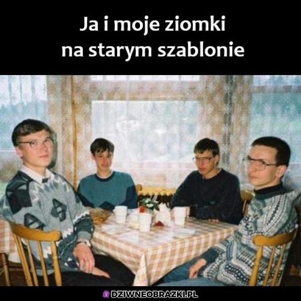 Ziomeczki na starym szablonie