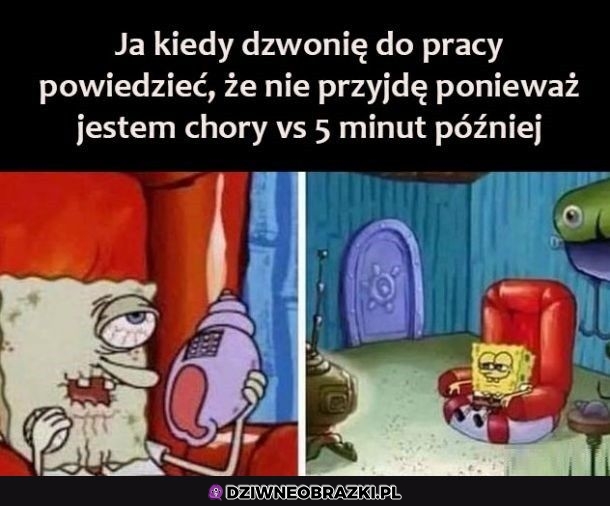 Kiedy biorę w pracy chorobowe