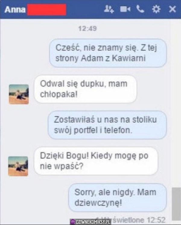 Dupek z kawiarni