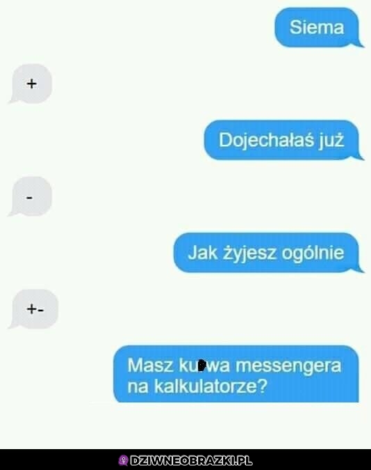 Kiedy ktoś odpisuje w ten sposób