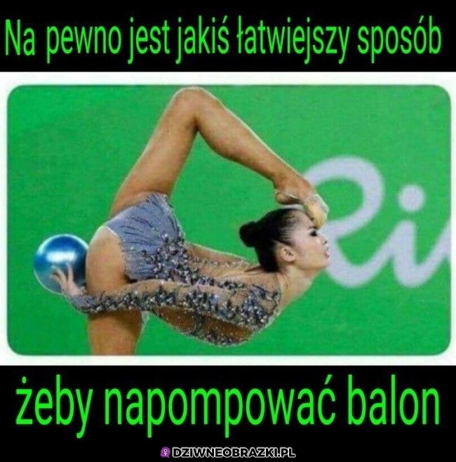 Musi być łatwiejszy sposób na pompowanie balonika