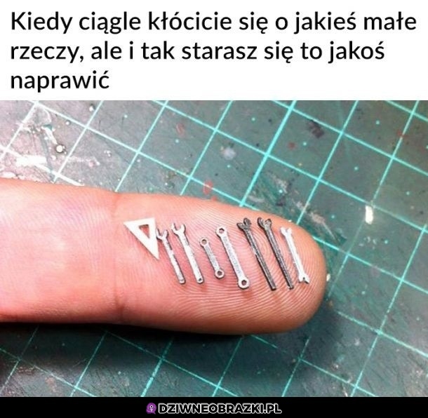 Kłótnie o małe rzeczy