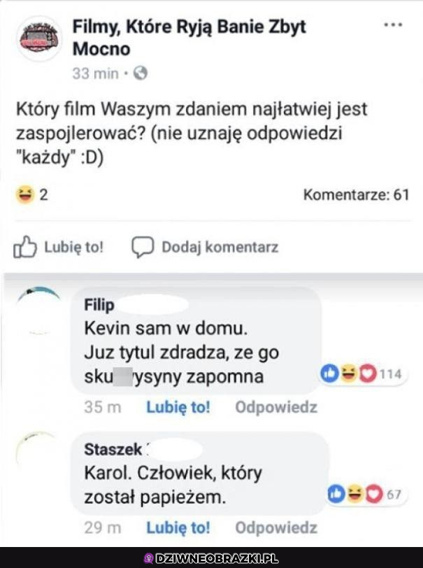 Spoilery filmów