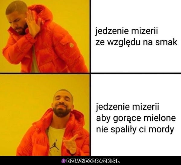 Jedzenie mizerii