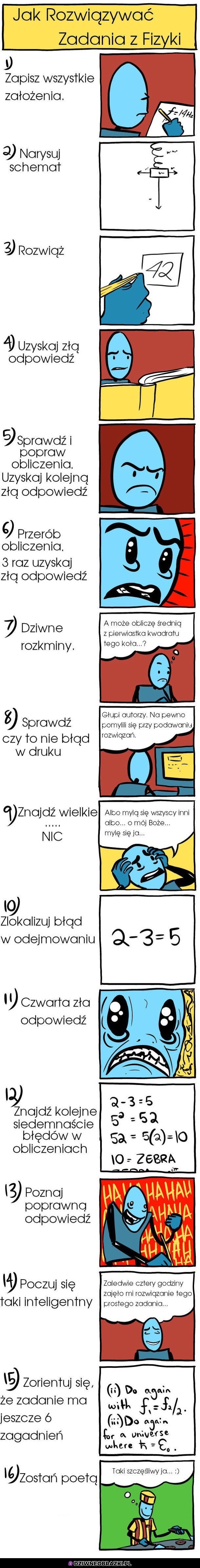 Jak robić zadania z fizyki?